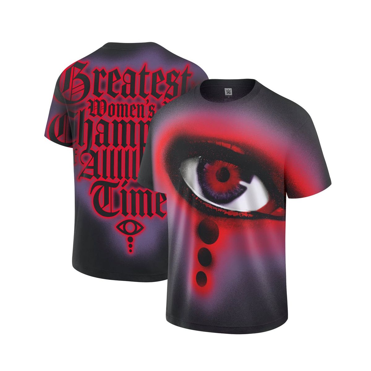 Men's Black Liv Morgan Greatest Champ of All Time Airbrushed T-Shirt